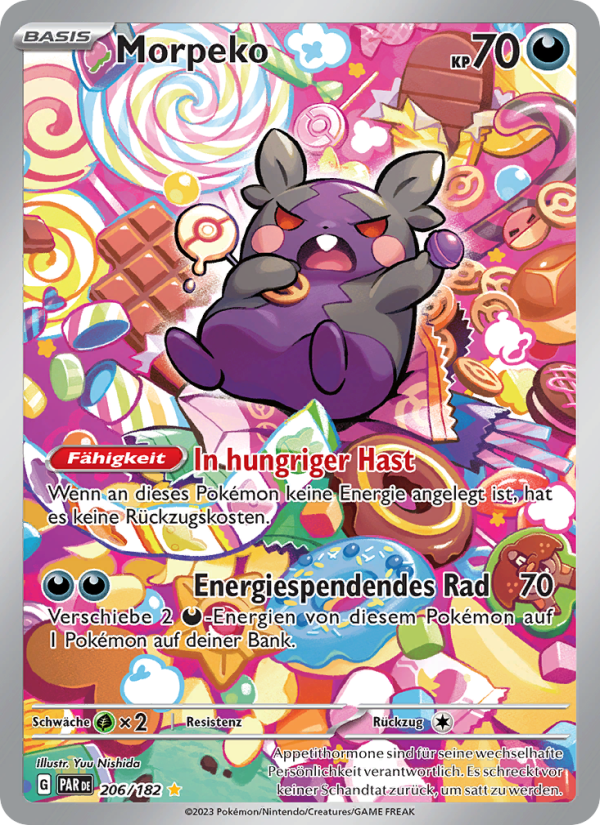 Morpeko 206 — Paradoxrift (German Pokémon TCG card)