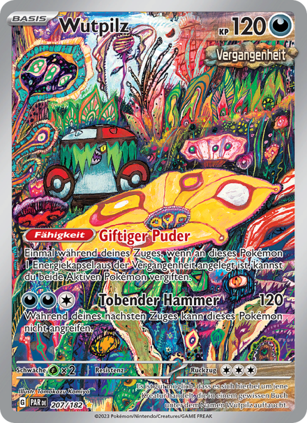 Wutpilz 207 — Paradoxrift (German Pokémon TCG card)