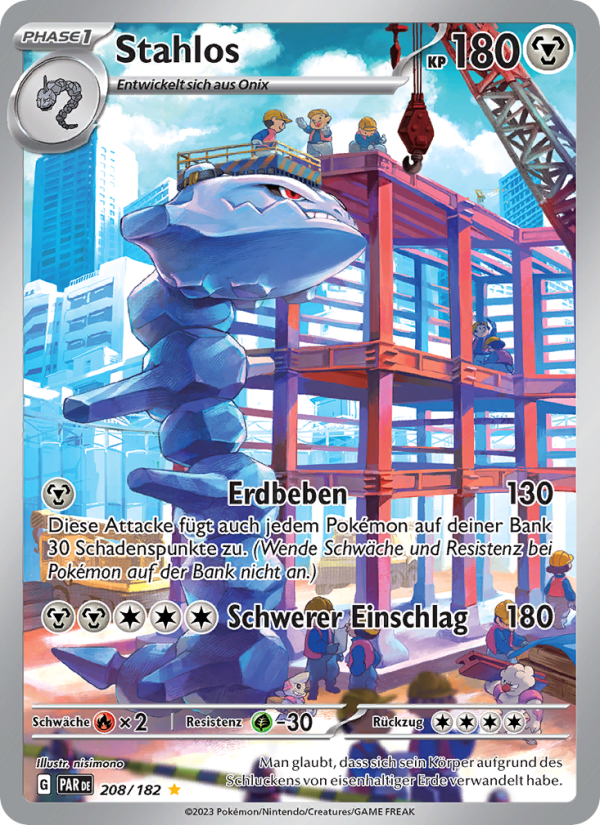 Stahlos 208 — Paradoxrift (German Pokémon TCG card)