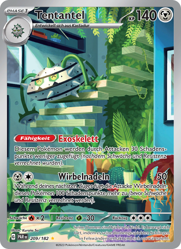 Tentantel 209 — Paradoxrift (German Pokémon TCG card)