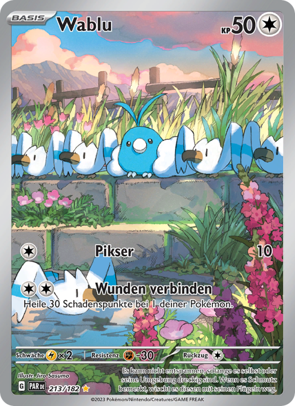 Wablu 213 — Paradoxrift (German Pokémon TCG card)