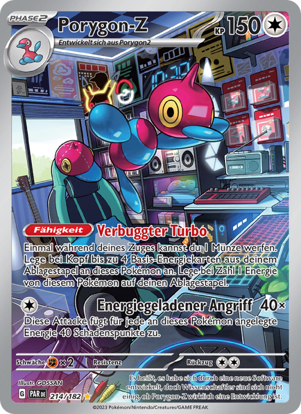 Porygon-Z 214 — Paradoxrift (German Pokémon TCG card)
