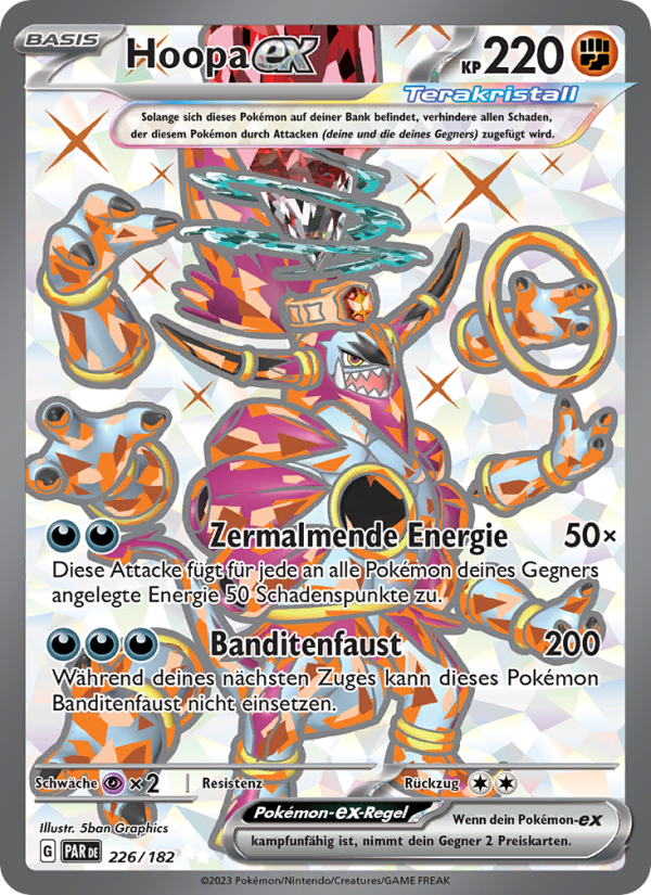 Hoopa-ex 226 — Paradoxrift (German Pokémon TCG card)