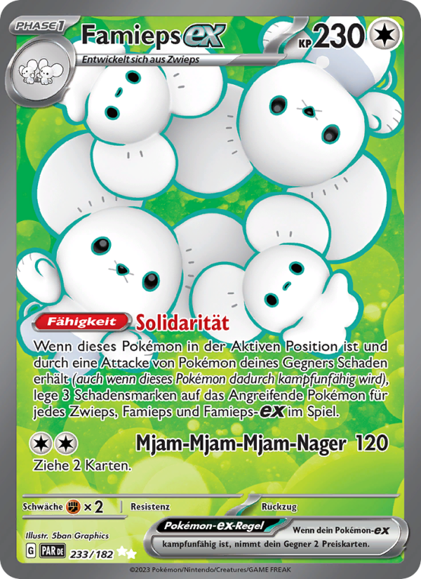 Famieps-ex 233 — Paradoxrift (German Pokémon TCG card)