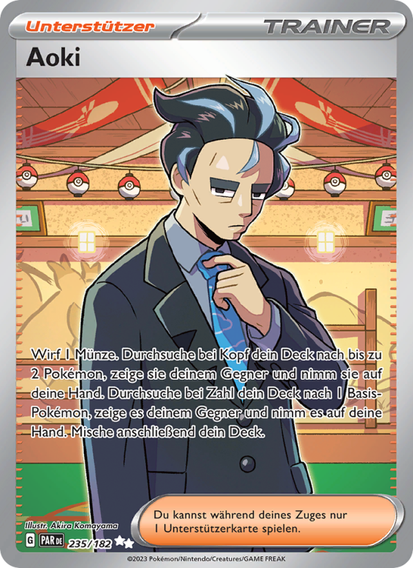 Aoki 235 — Paradoxrift (German Pokémon TCG card)
