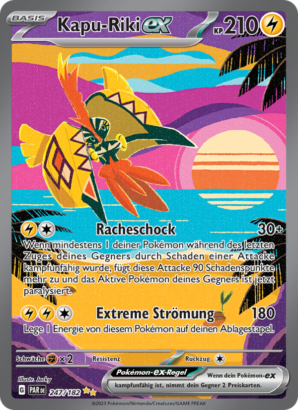 Kapu-Riki-ex 247 — Paradoxrift (German Pokémon TCG card)