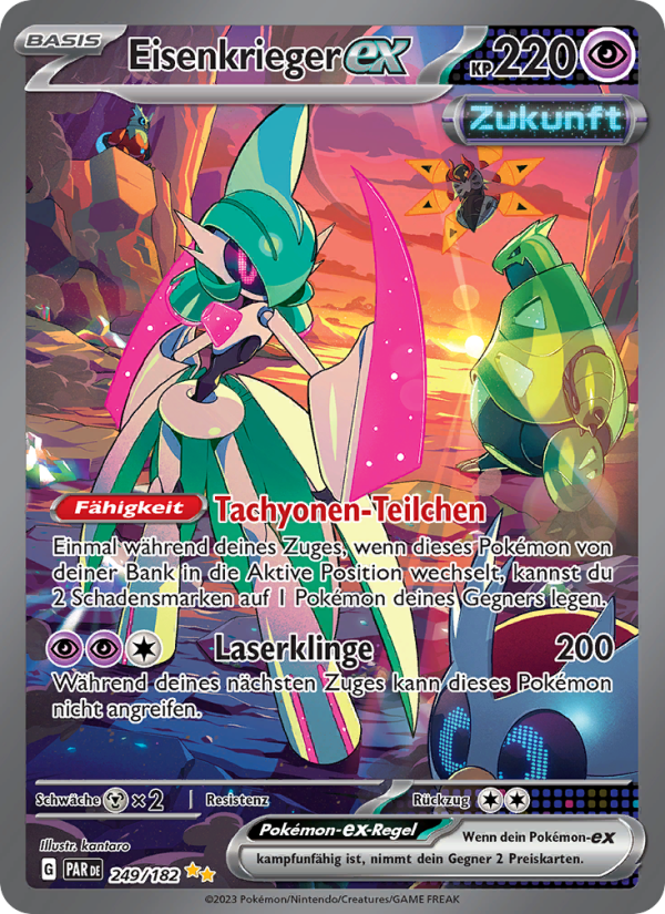 Eisenkrieger-ex 249 — Paradoxrift (German Pokémon TCG card)
