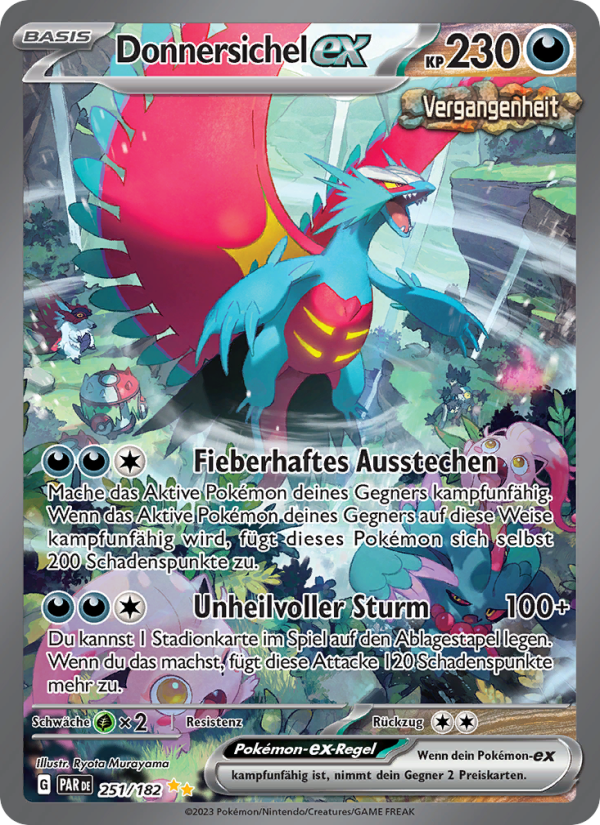 Donnersichel-ex 251 — Paradoxrift (German Pokémon TCG card)