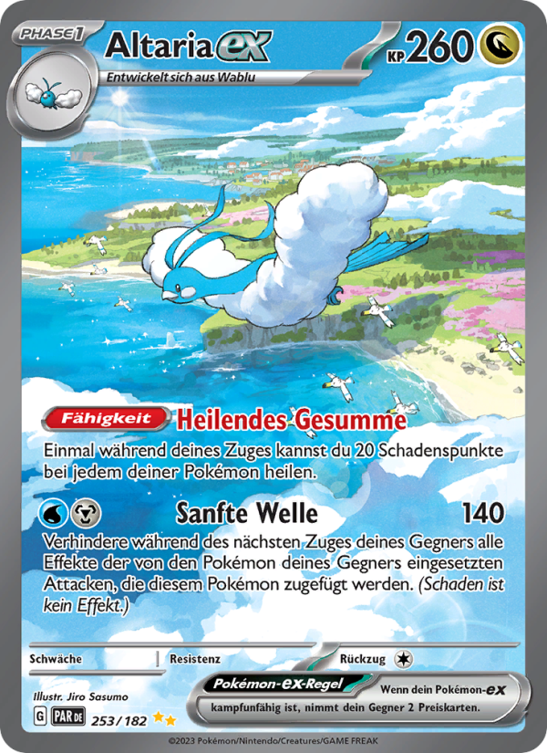 Altaria-ex 253 — Paradoxrift (German Pokémon TCG card)