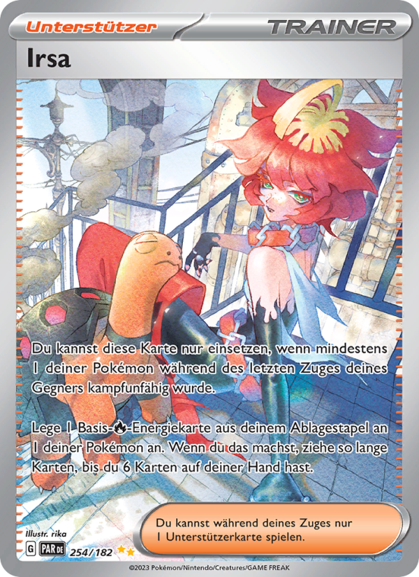 Irsa 254 — Paradoxrift (German Pokémon TCG card)