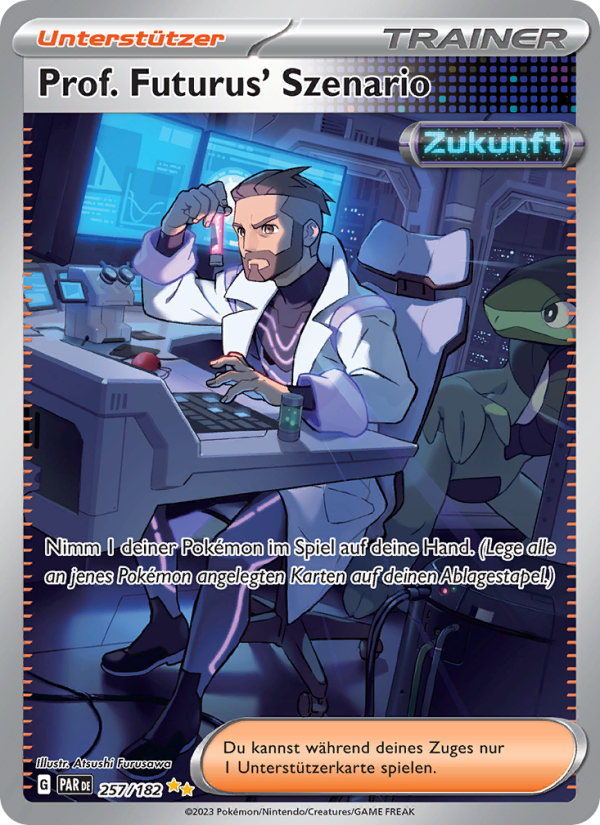 Prof. Futurus' Szenario 257 — Paradoxrift (German Pokémon TCG card)