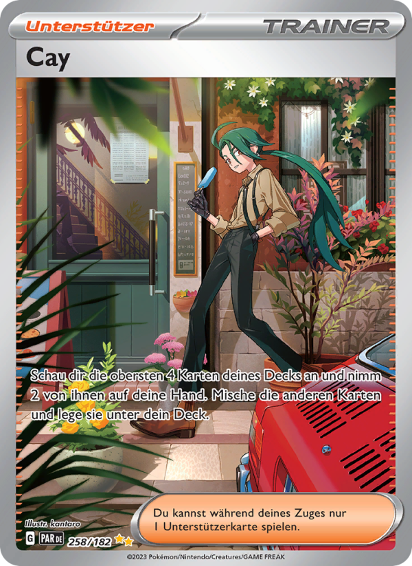 Cay 258 — Paradoxrift (German Pokémon TCG card)