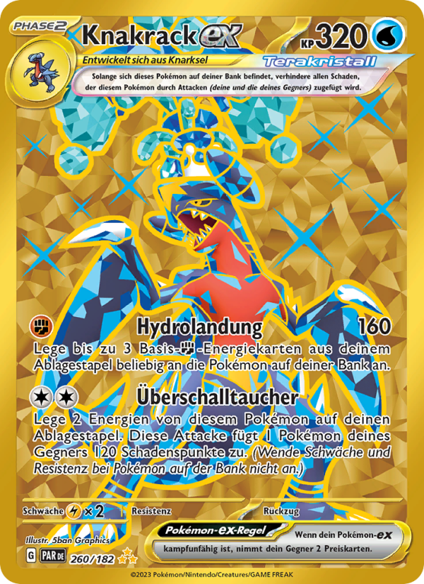 Knakrack-ex 260 — Paradoxrift (German Pokémon TCG card)