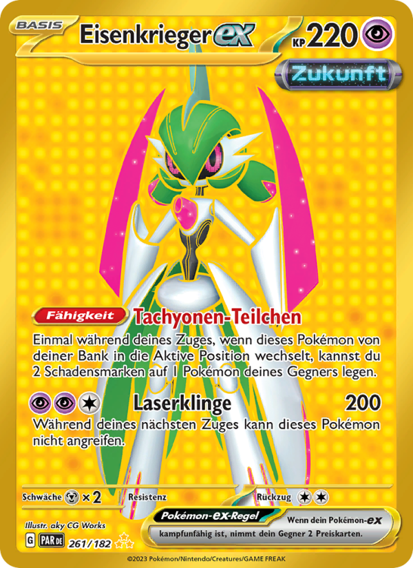 Eisenkrieger-ex 261 — Paradoxrift (German Pokémon TCG card)