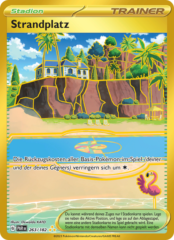 Strandplatz 263 — Paradoxrift (German Pokémon TCG card)
