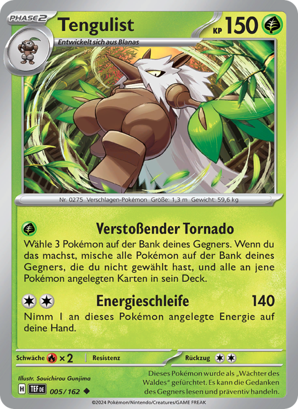 Tengulist 005 — Gewalten der Zeit (German Pokémon TCG card)