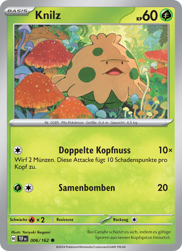 Knilz 006 — Gewalten der Zeit (German Pokémon TCG card)