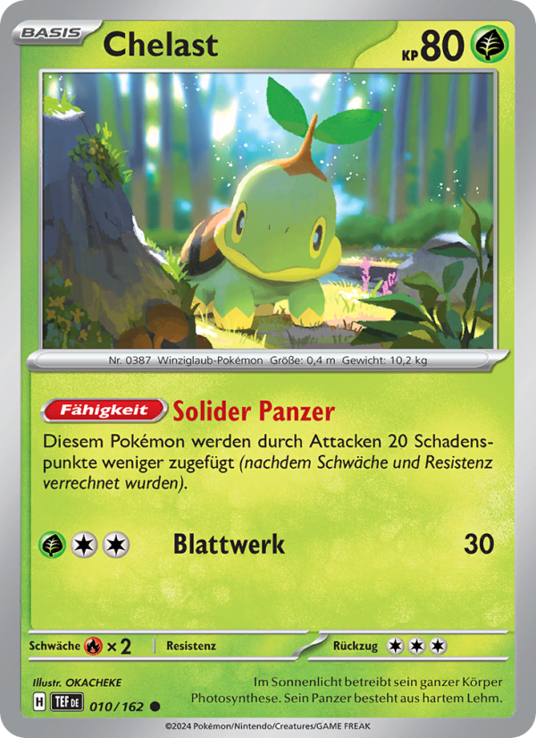 Chelast 010 — Gewalten der Zeit (German Pokémon TCG card)