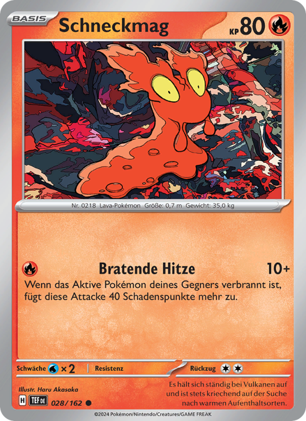 Schneckmag 028 — Gewalten der Zeit (German Pokémon TCG card)