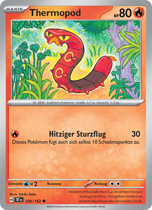 Thermopod 036 — Gewalten der Zeit (German Pokémon TCG card)
