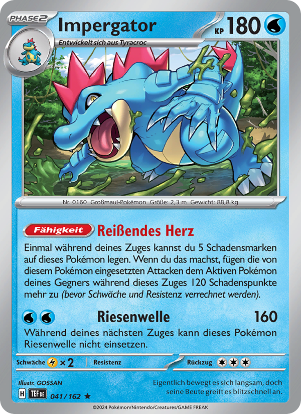 Impergator 041 — Gewalten der Zeit (German Pokémon TCG card)