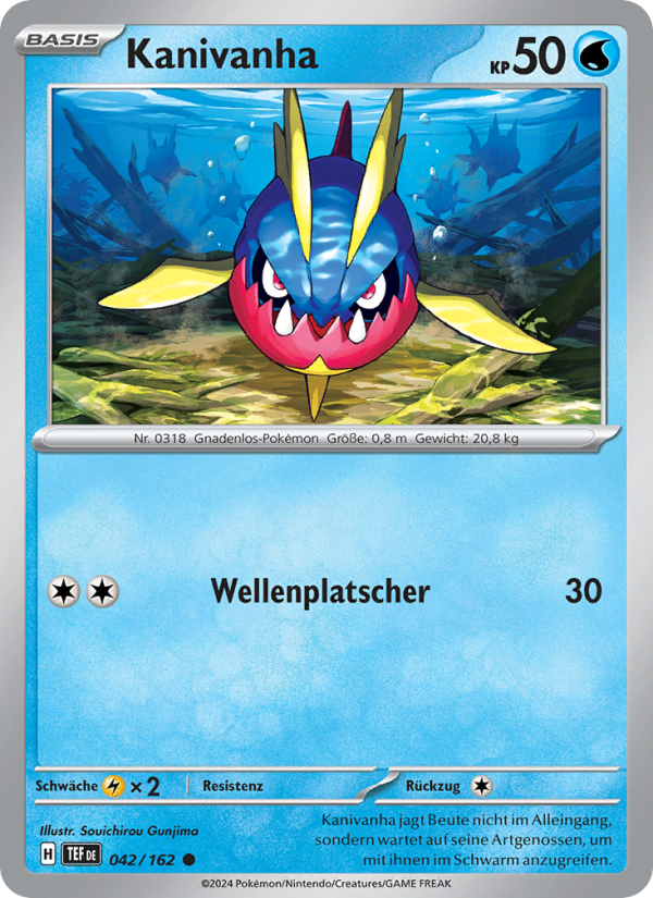 Kanivanha 042 — Gewalten der Zeit (German Pokémon TCG card)