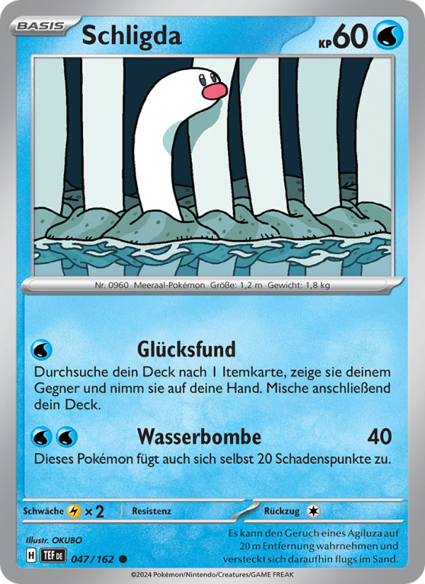 Schligda 047 — Gewalten der Zeit (German Pokémon TCG card)