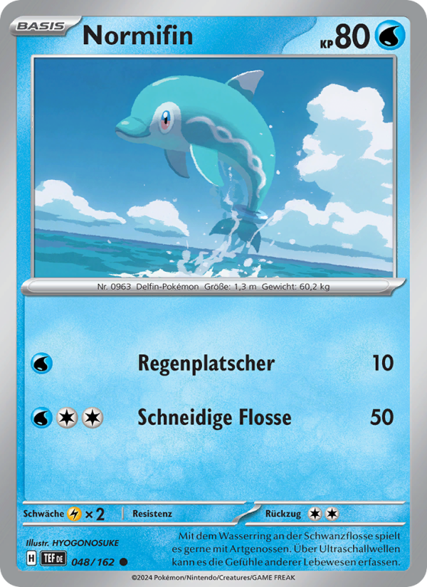 Normifin 048 — Gewalten der Zeit (German Pokémon TCG card)