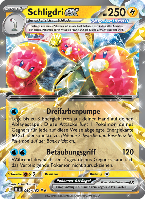 Schligdri-ex 060 — Gewalten der Zeit (German Pokémon TCG card)