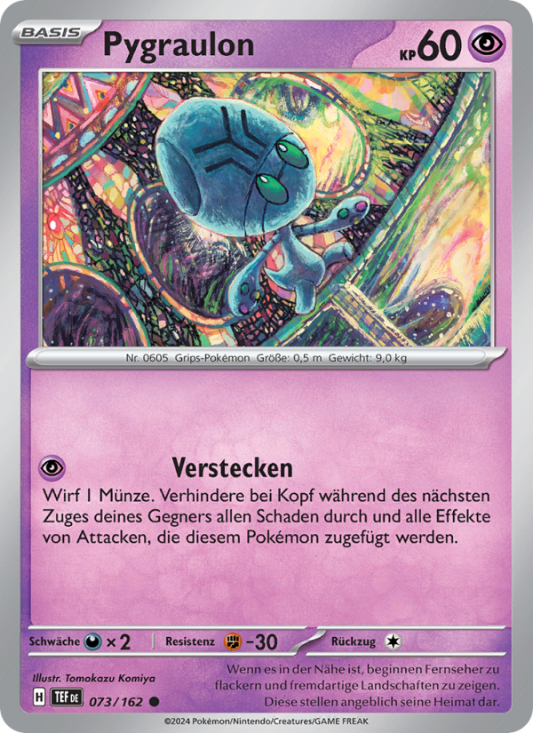 Pygraulon 073 — Gewalten der Zeit (German Pokémon TCG card)