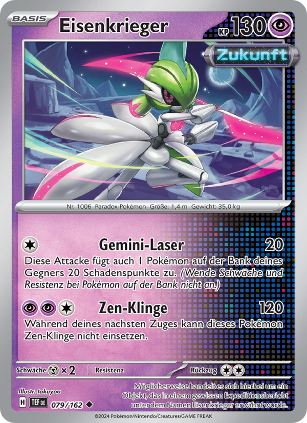 Eisenkrieger 079 — Gewalten der Zeit (German Pokémon TCG card)
