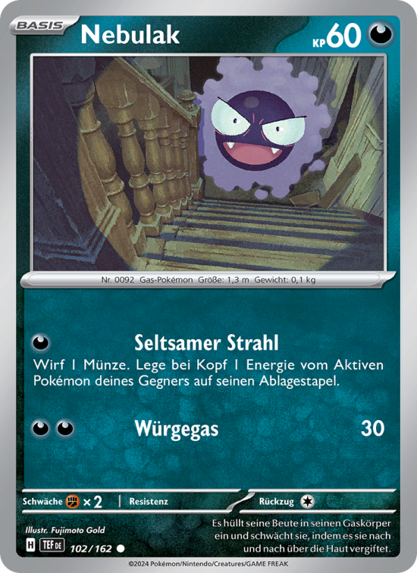 Nebulak 102 — Gewalten der Zeit (German Pokémon TCG card)