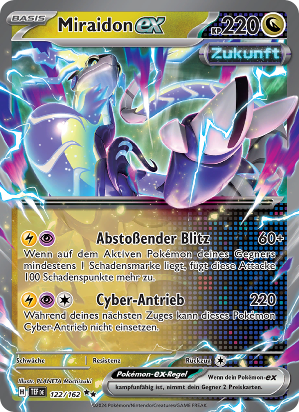 Miraidon-ex 122 — Gewalten der Zeit (German Pokémon TCG card)