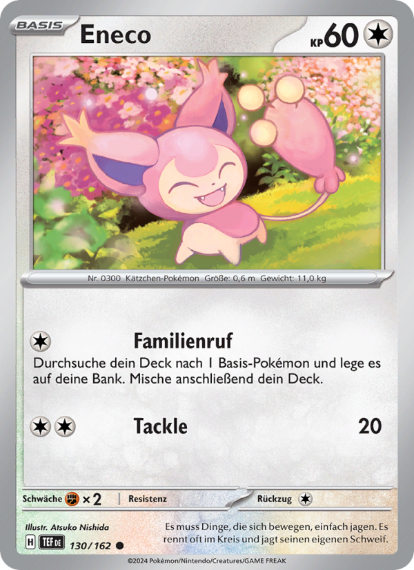 Eneco 130 — Gewalten der Zeit (German Pokémon TCG card)
