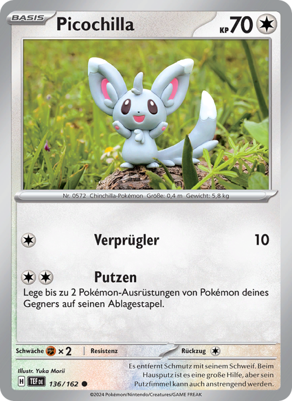 Picochilla 136 — Gewalten der Zeit (German Pokémon TCG card)