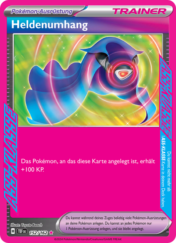 Heldenumhang 152 — Gewalten der Zeit (German Pokémon TCG card)