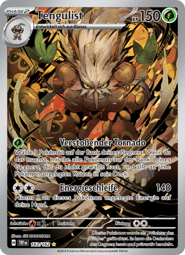 Tengulist 163 — Gewalten der Zeit (German Pokémon TCG card)