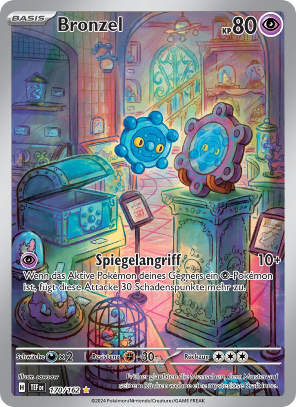 Bronzel 170 — Gewalten der Zeit (German Pokémon TCG card)
