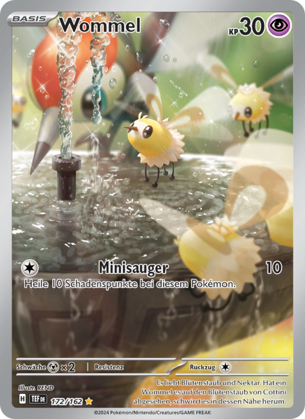 Wommel 172 — Gewalten der Zeit (German Pokémon TCG card)