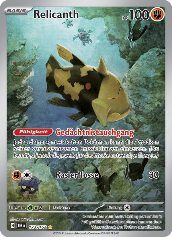 Relicanth 173 — Gewalten der Zeit (German Pokémon TCG card)