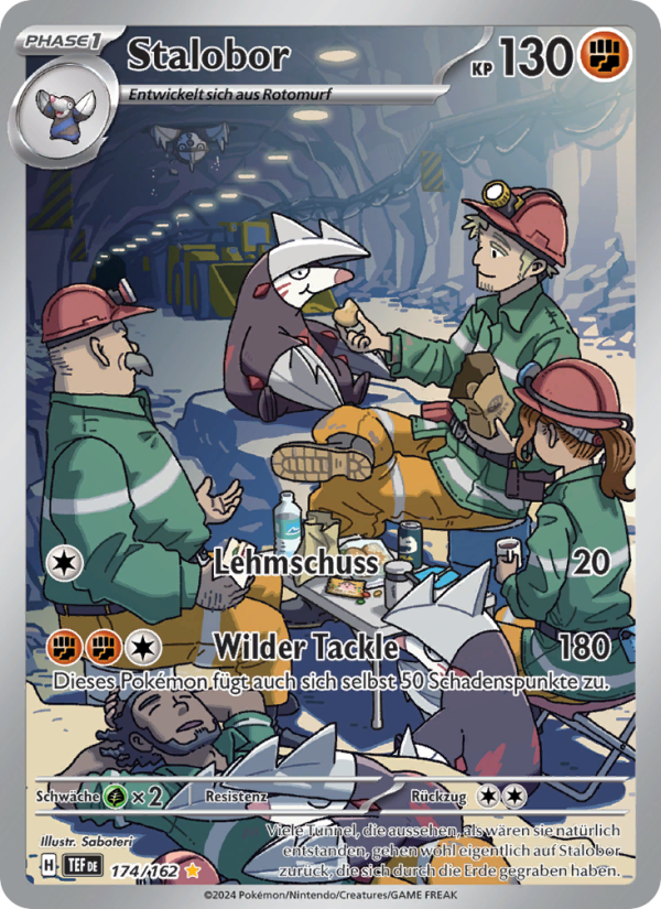 Stalobor 174 — Gewalten der Zeit (German Pokémon TCG card)