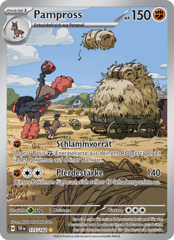 Pampross 175 — Gewalten der Zeit (German Pokémon TCG card)