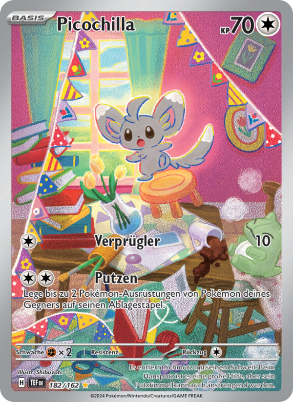 Picochilla 182 — Gewalten der Zeit (German Pokémon TCG card)