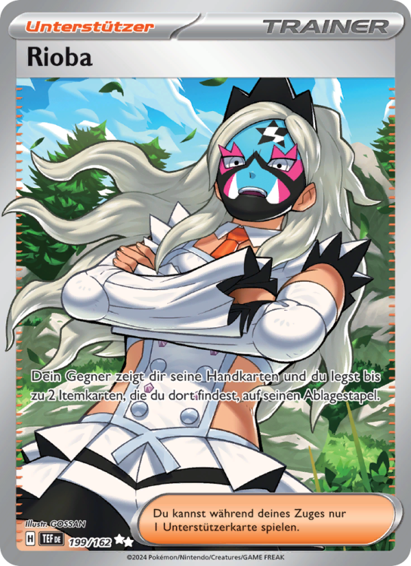 Rioba 199 — Gewalten der Zeit (German Pokémon TCG card)