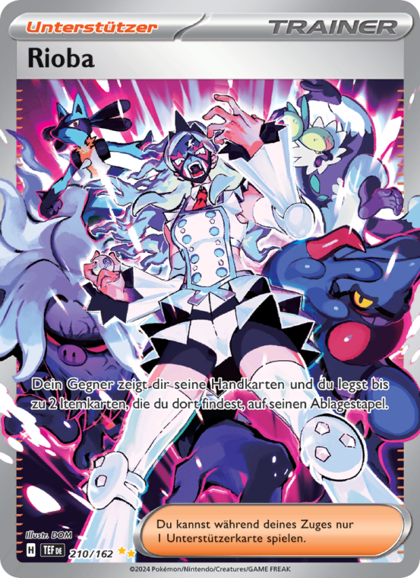 Rioba 210 — Gewalten der Zeit (German Pokémon TCG card)