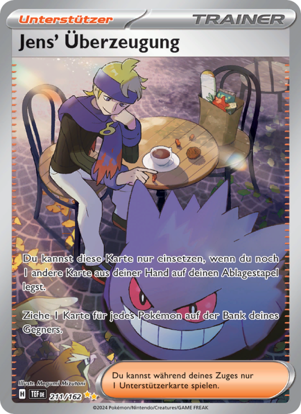 Jens' Überzeugung 211 — Gewalten der Zeit (German Pokémon TCG card)