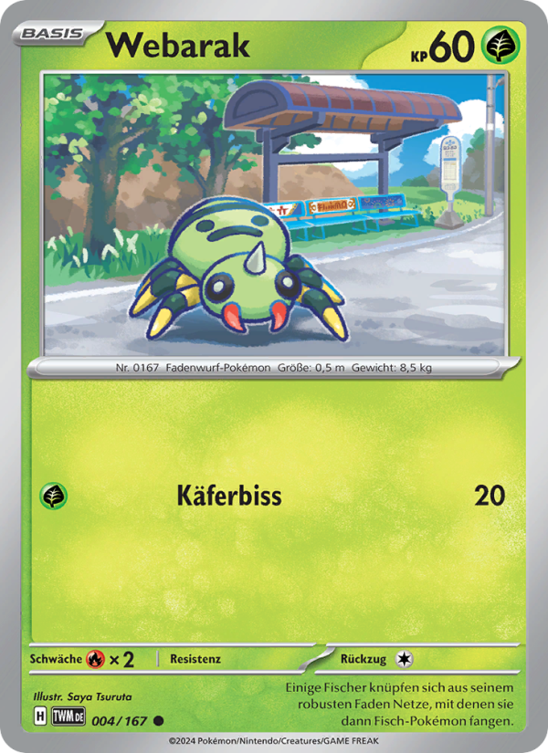 Webarak 004 — Maskerade im Zwielicht (German Pokémon TCG card)