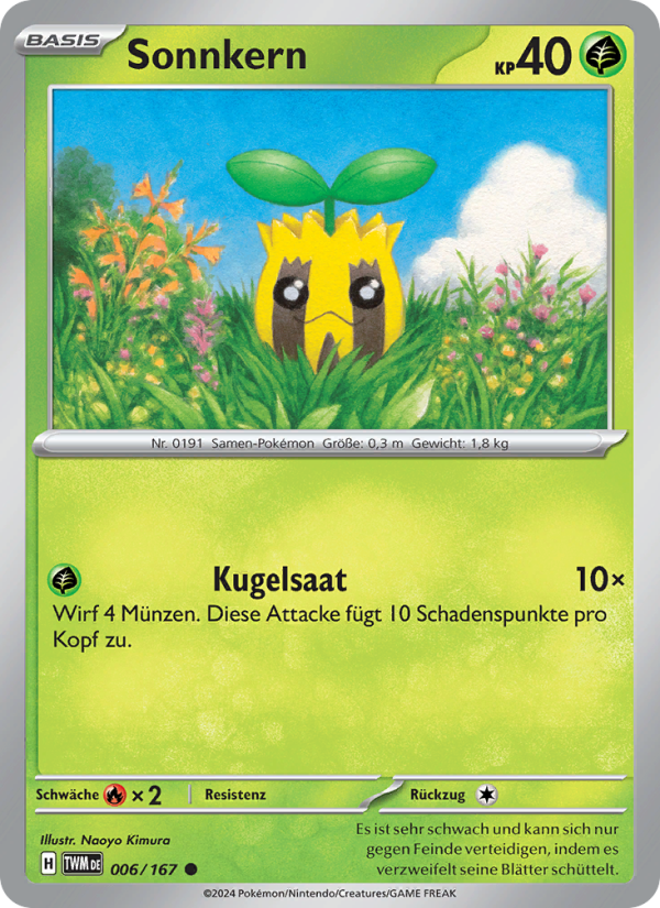 Sonnkern 006 — Maskerade im Zwielicht (German Pokémon TCG card)