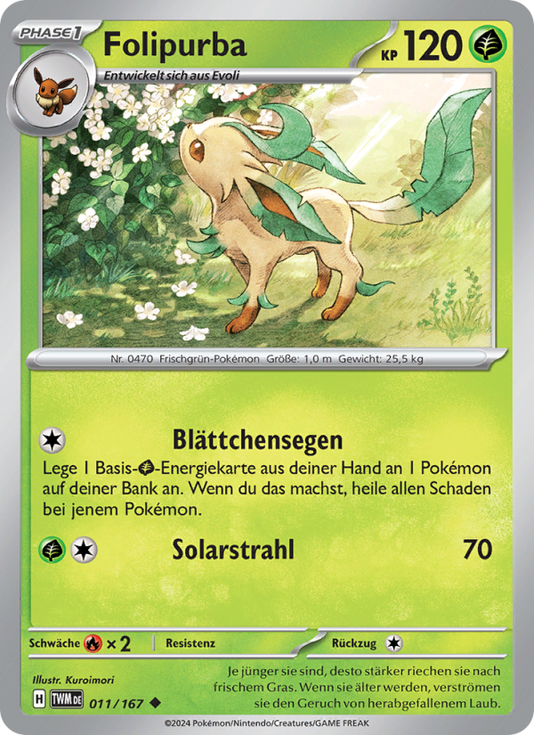 Folipurba 011 — Maskerade im Zwielicht (German Pokémon TCG card)