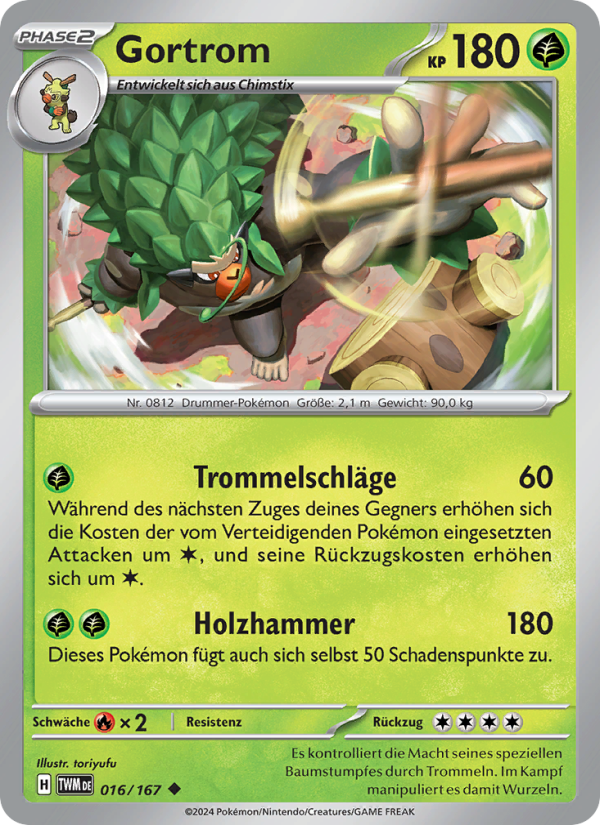 Gortrom 016 — Maskerade im Zwielicht (German Pokémon TCG card)